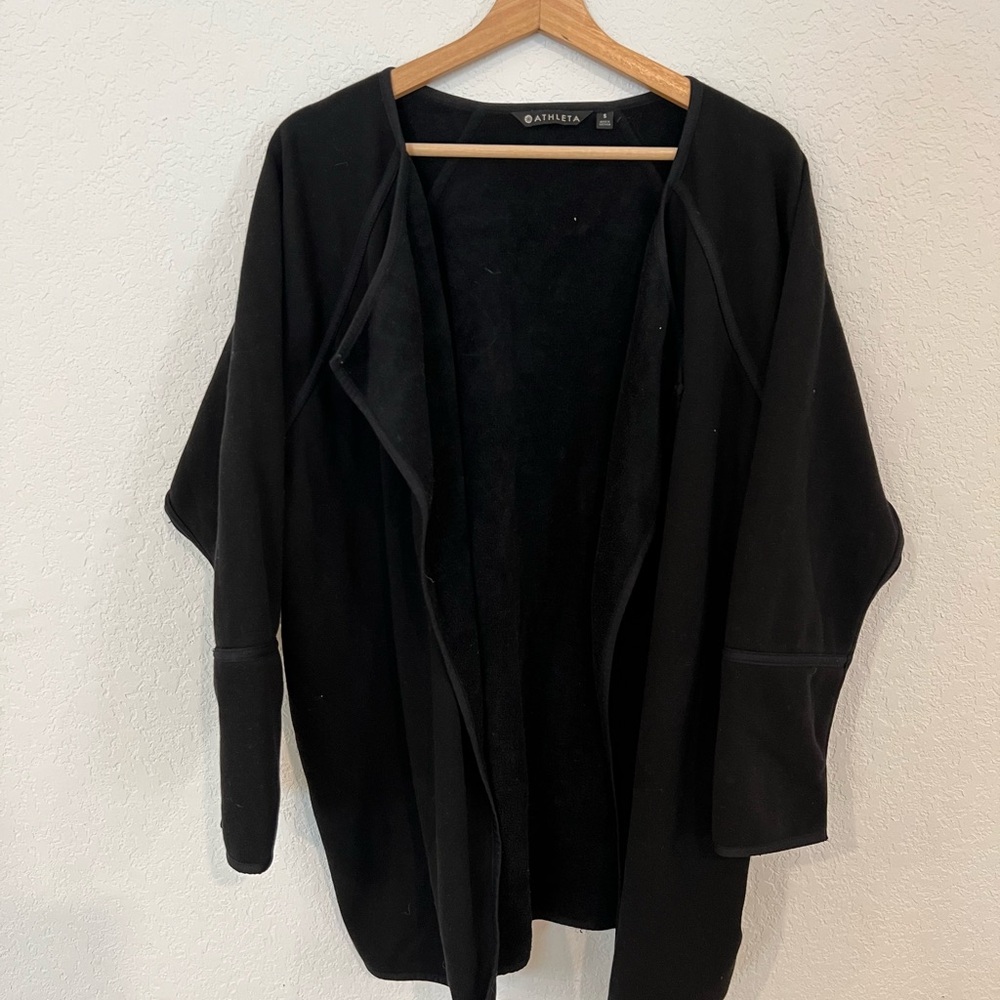 Athleta - Long Cardigan - Black